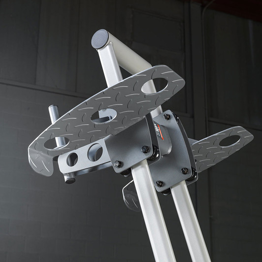 Detail of the Foot Plate on the Powerline Glute Max Machine