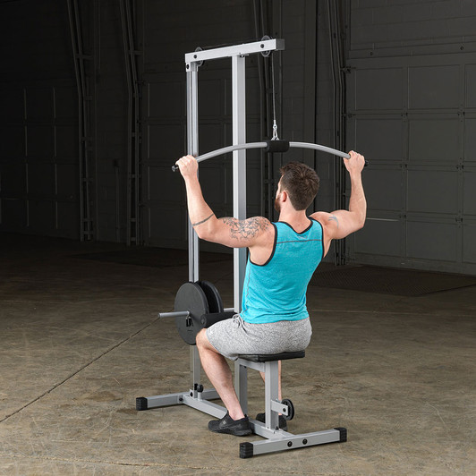Lat Pulldown on the Powerline Lat Machine