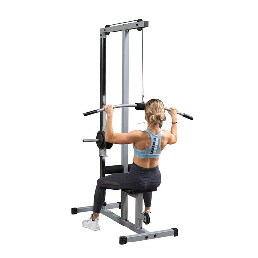Lat Pulldown on the Powerline Lat Machine