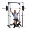 Seated Shoulder Press on the Powerline PPR200X Power Rack
