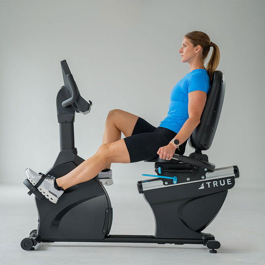 TRUE Apex Recumbent Bike with Console