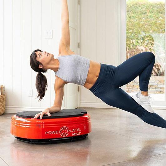 Side Plank on the Power Plate Move Red