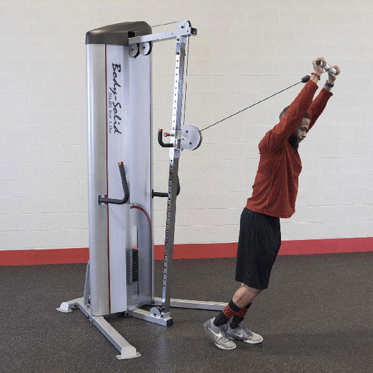 Overhead Tricep Extensions on the Pro ClubLine S2CC/1 Series 2 Cable Column with 160 lb. Stack