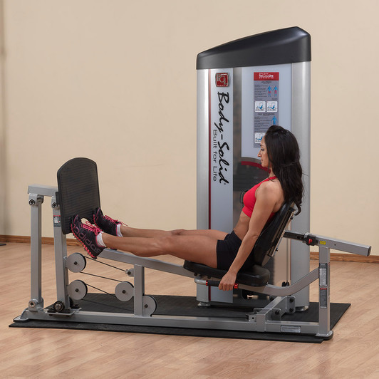 Calf Press on the Pro ClubLine Series 2 Leg Press Calf 210 lbs. Stack