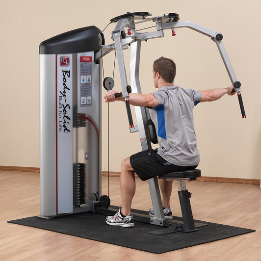 Reverse Fly on the Pro ClubLine Series 2 Pec Delt 160 lb. Stack