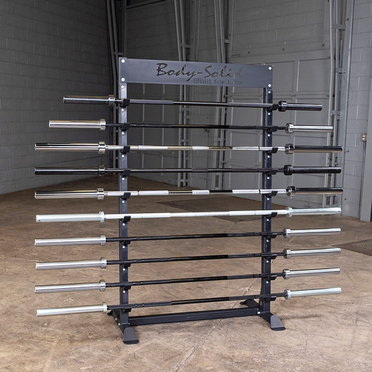 Pro ClubLine Horizontal Bar Rack by Body-Solid with optional Bars
