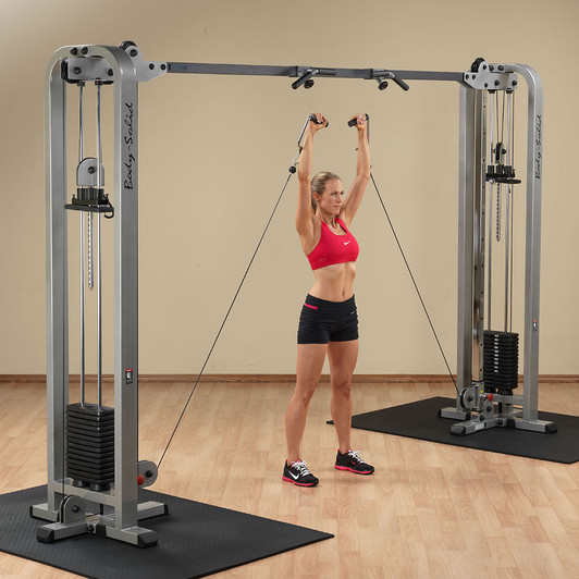 Exercise on the Pro ClubLine SCC1200G Cable Crossover