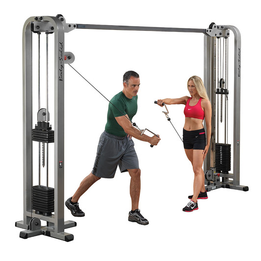 One Arm Chest Fly and Front Raises on the Pro ClubLine SCC1200G Cable Crossover