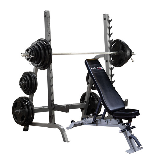 Body-Solid Multi Press Rack Combo with Bench