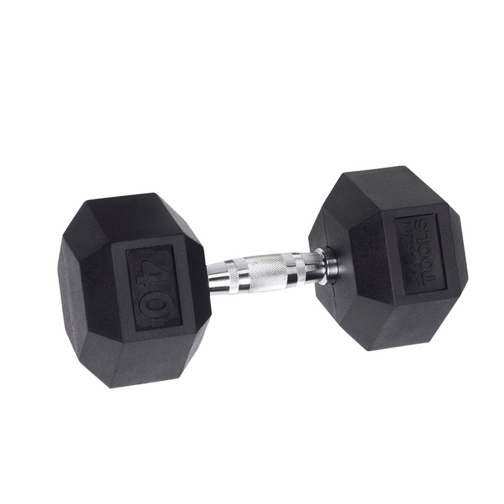 Rubber Hex Dumbbells
