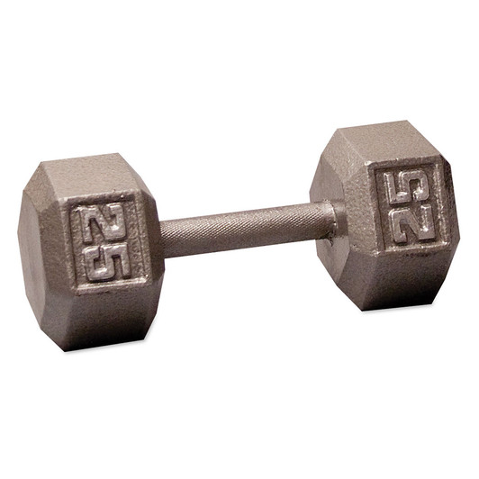 Body-Solid Vertical 5-50 lb. Hex Dumbbell Package