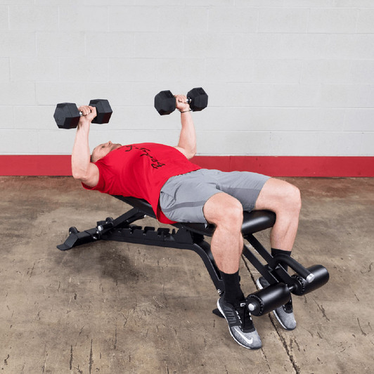 Bench Press on the Pro ClubLine SFID425 Adjustable Bench by Body-Solid