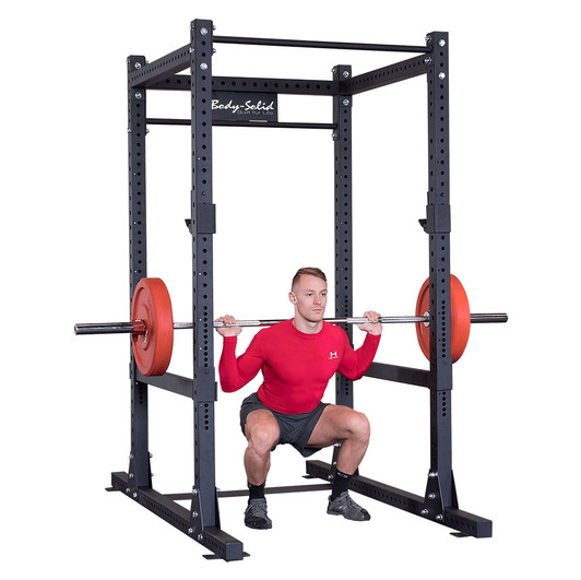Squats on the Body-Solid SPR1000 Commercial Power Rack