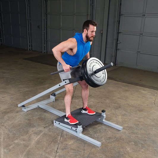 T-Bar Rows on the Pro ClubLine STBR500 T-Bar Row Machine by Body-Solid and optional weights