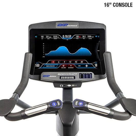 BodyCraft U1000 Upright Bike with 16" Smart Touch