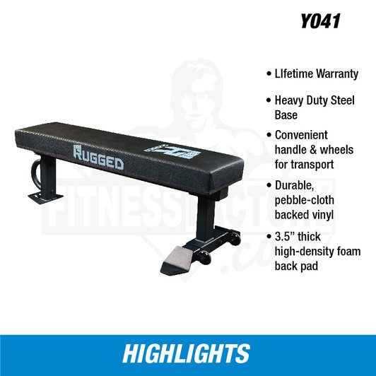 Rugged XL Flat Bench