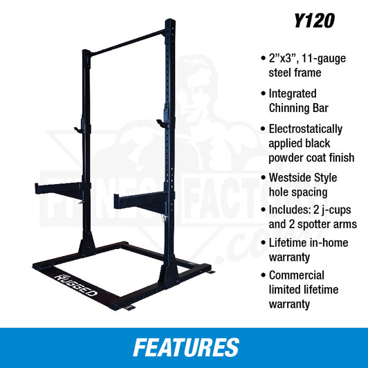 Rugged Fitness Maverick Half Rack