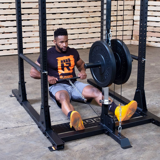 Rugged Power Rack with Lat